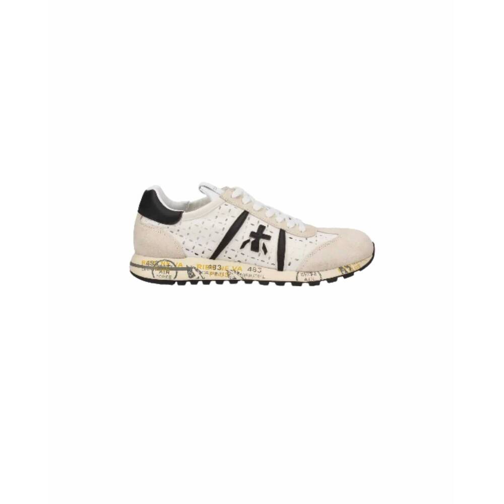 NEW PREMIATA women's lucyd sneakers in off white